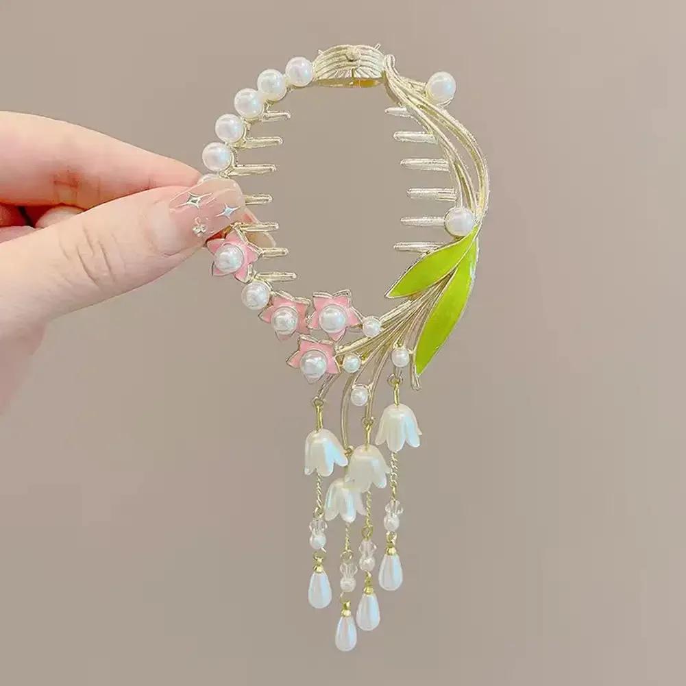 Винтажные шпильки для волос в форме буквы S с плюшевым шариком цвета сушеной розы для женщин, заколки для волос для пучка, модные заколки-крабы, заколки-бабочки, аксессуары для волос