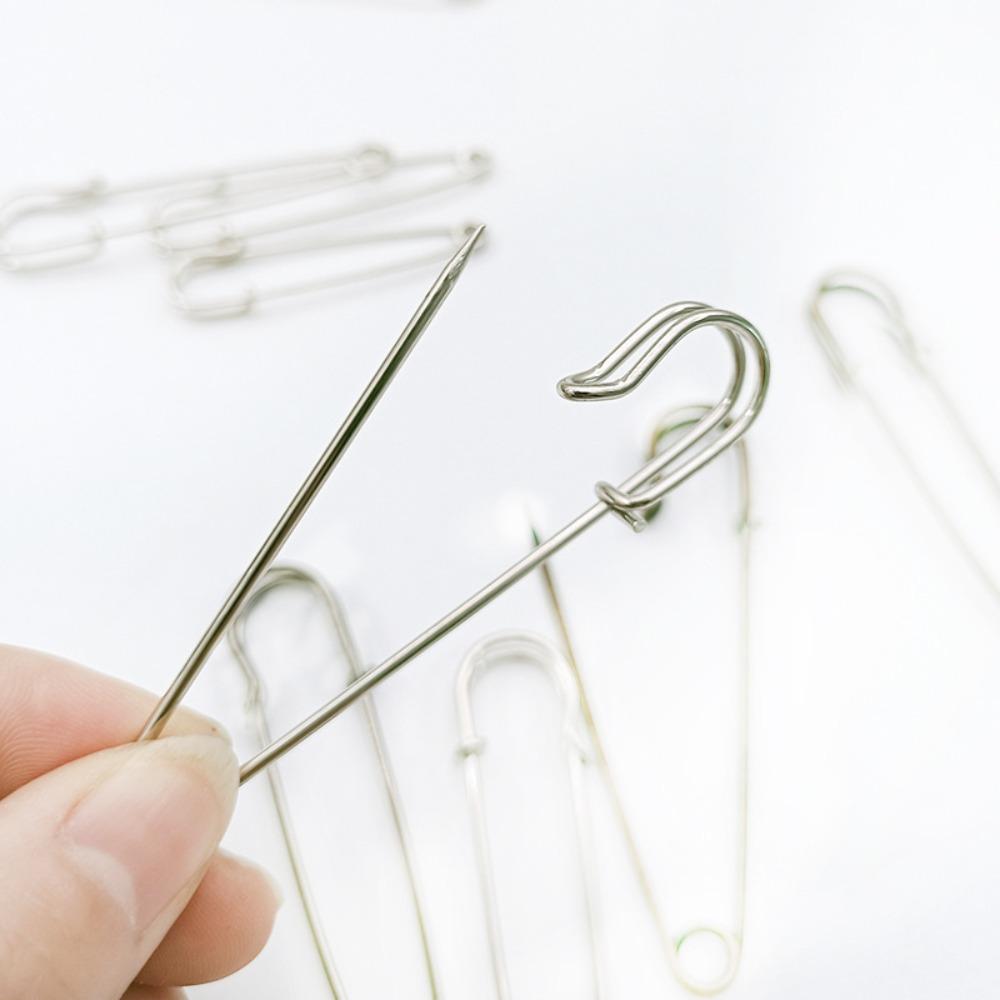10pcs Metal Large Safety Pins 50/60/70mm Craft Making Materials High Quality Brooch Pins DIY