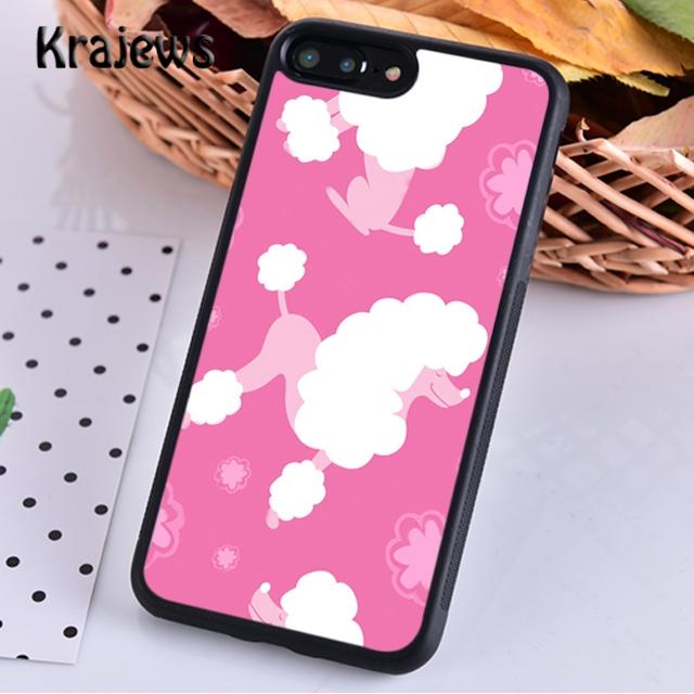Krajews Забавный дизайн пуделя Чехол для телефона Cover Для iPhone 17 Air 16 15 14 plus 12 13 pro max coque Оболочка Fundas