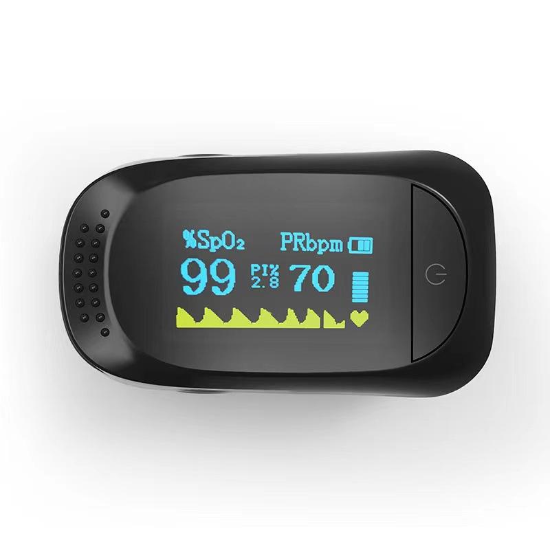 Digital Blood Oxygen Monitor - Heart Rate Sync & OLED High-Definition Screen