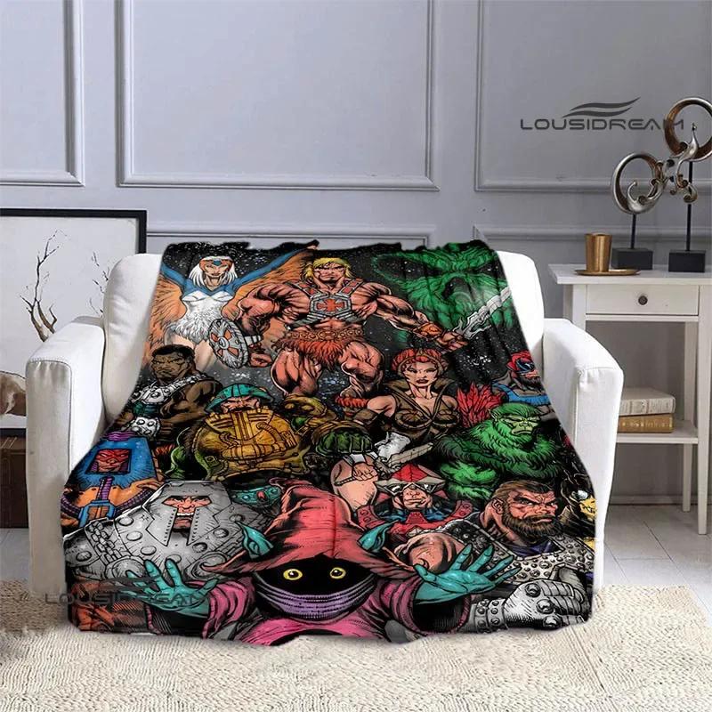 Anime Universe Master HE-MAN Printed Blanket Children Warm Beautiful Blanket Home Travel Essential Blanket Birthday Gift