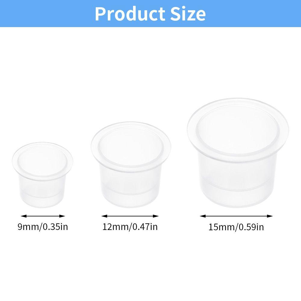 Large Medium Small Makeup Container Holder Tattoo Ink Caps Plastic Cups Disposable Pigment Cup