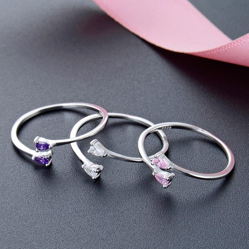 Классическое кольцо Lindon из стерлингового серебра 925 пробы с цирконом, женские ювелирные изделия, свадебный подарок для вечеринки