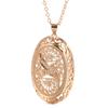 Kinel Rose Gold Big Pendant Necklace For Women Zircon Fine Jewelry