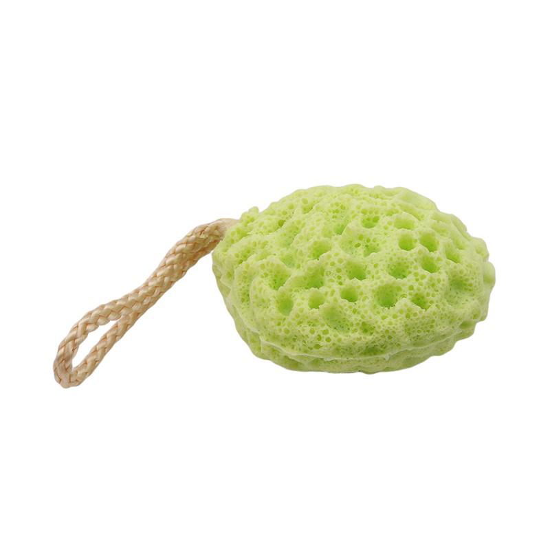 Детская детская ванночка, хлопковая мягкая зеленая сотовая губка для ванны, втирание в ванну, флаттер для мытья