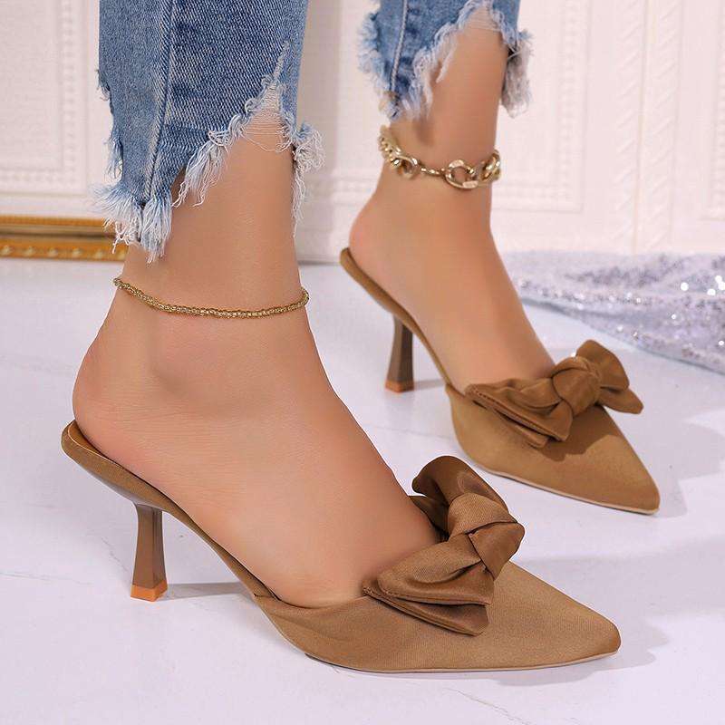 2024 Summer French-Style Pointed High Heel Women's Shoes: Trendy and Versatile Fashion for Every Occasion