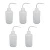 5PCS Safety Wash Bottles Plastic Squeeze Bottle Multipurpose Empty Bottle for Cleaning Watering