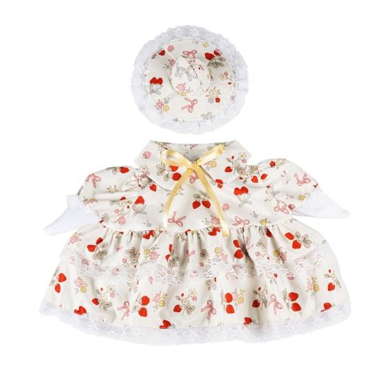 Yousheng Spring Flower Porch Goose Outfit for 23Inch Cement Goose Wildflower Floral Goose Clothes for Spring Summer Outdoor Patio Yard Lawn Decoration