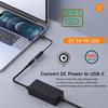 Cablecc 100 Вт зарядный DC разъем вход 5.5X2.5 мм от USB-C тип C кабель питания ноутбук компьютер для телефона PD9V 5V 20V