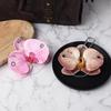 Sweet Exquisite Simulation Flower Phalaenopsis Orchid Keychain Backpack Pendant Decoration Accessories Car Key Ring Gifts