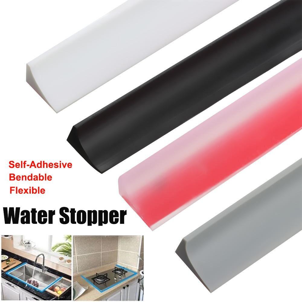 Flexible Water Retaining Strip Bendable Flood Barrier New Door Bottom Sealing Strip Kitchen