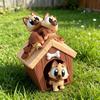 3D Printed Dog House Figurine Movable Joints Mini Puppy Figure Statue Stress Relief Fidget Toy Home Office Desktop Decoration