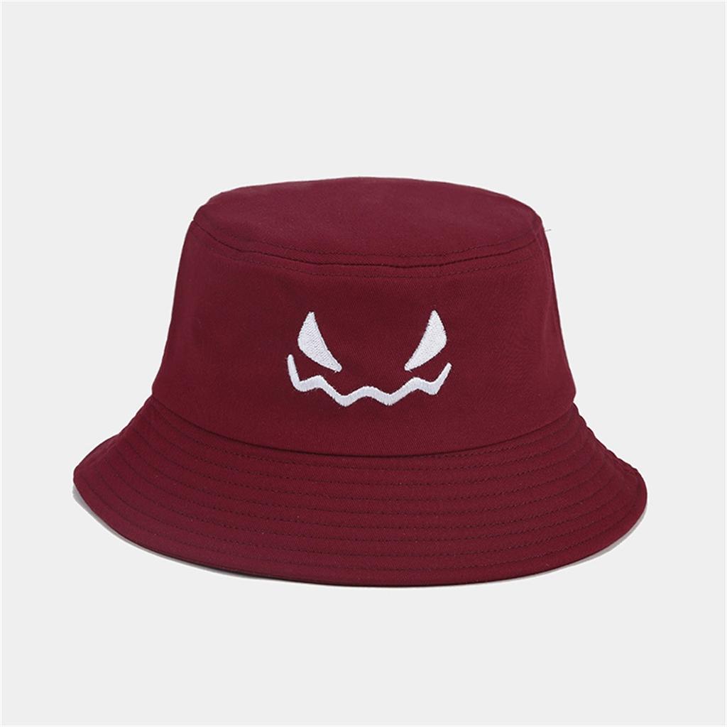Шляпы на Хэллоуин для мужчин и женщин, вышитые двухсторонние панамы, шляпы от солнца