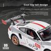 1/24 Scale 911 GT3 RSR Sports Diecast Car Model Toy, Pull Back Toy Vehicle with Sound and Light for Kids Toddler Boys Girls Gift Collection