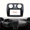 2 Din 9-дюймовые автомобильные рамки-переходники для Dacia Sandero Symbol Stepway 2014+ Установка рамки на приборную панель
