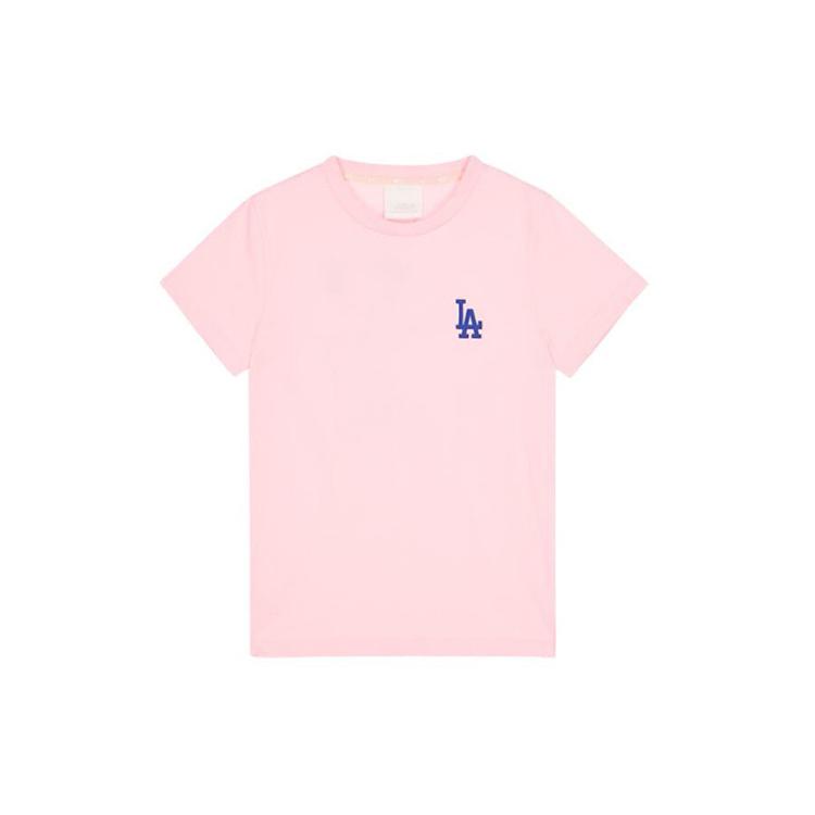 New MLB x Disney Los Angeles Dodgers LA DODGERS T Shirt Unisex Pink 31TSK1031-07P