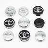 vdcp6 4pcs 57mm/62mm Car Tyre Wheel Center Hub Cap Badge Logo Rim Emblem For Toyota Corolla Camry Yaris CHR Rav4 Auris Verso Avalon
