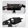 2.5L Bike Handlebar Bag with Zipper Large Capacity Side Mesh Bags Waterproof Easy Installation Bicycle Handlebar Storage Pouch