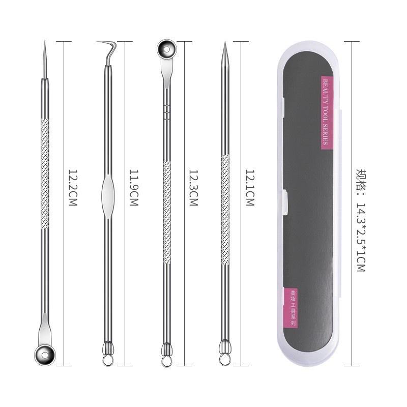A 5-piece Acne Needle Set Facial Beauty Pick Acne Acne Removal Beauty Makeup Tool Blackhead Acne Needle