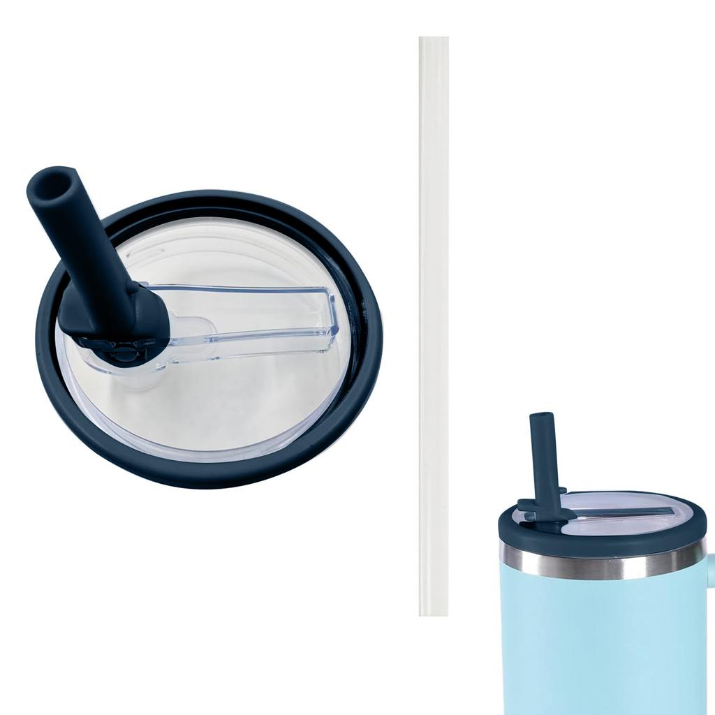 1 шт. 40 унций стакан откидная крышка соломинка сменная подходит для Quencher, крышки стакана с защитой от проливания, многоразовый чехол для стакана