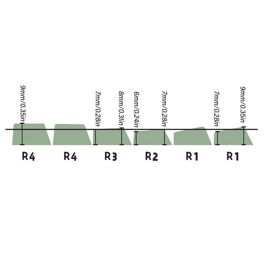 134PCS Keycaps OEM Profile Lotus Inspired Dual Color Injection Keycaps for Mechanical Keyboards Thick PBT