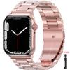 Ремешок из нержавеющей стали для Apple Watch S11 10 46мм 42мм Ultra 3 49мм 45мм 41мм 44мм Металлический ремешок для IWatch Серии 9 8 7 SE 6 5 4 3