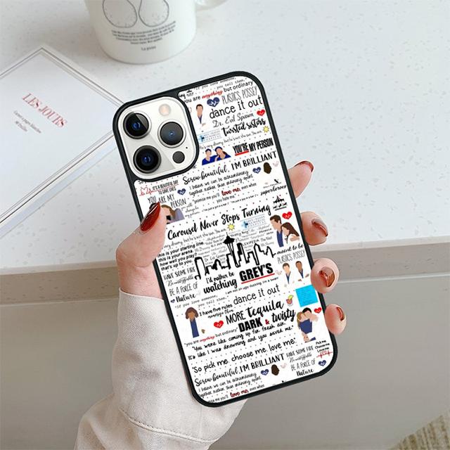 Анатомия Грейс Ты мой человек Чехол для телефона Для iPhone 17 Air 14 15 16 13 12 Чехол Для iPhone 17 Air 14 Pro Max Plus