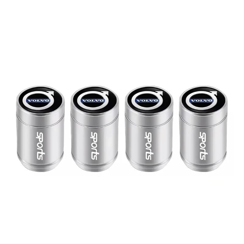 Car Tire Valve Cap Wheel Hub Sticker Tire Rim Decorative Sticker Suitable for Volvo V60 V40 Xc90 Xc40 S60 Xc60 V70 S90 V90 Xc70