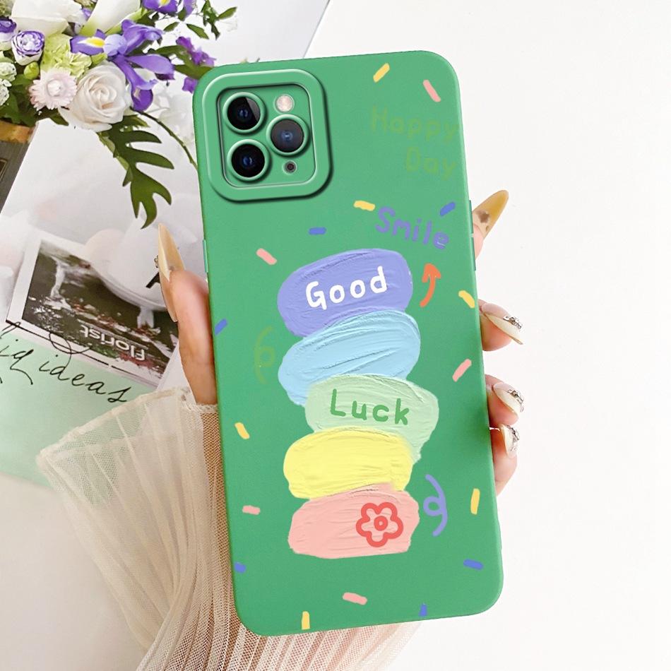 For iPhone 11 Pro Max Fashion Dusk Beach Painting Phone Case For iPhone11 11Pro 11ProMax Soft Silicone Covers Bumpers