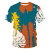 Summer Fashion Graffiti Art Streetwear Men 3D Casual Hip Hop Personality Printing T-shirts Trend O-neck Comfortable Short Sleeve