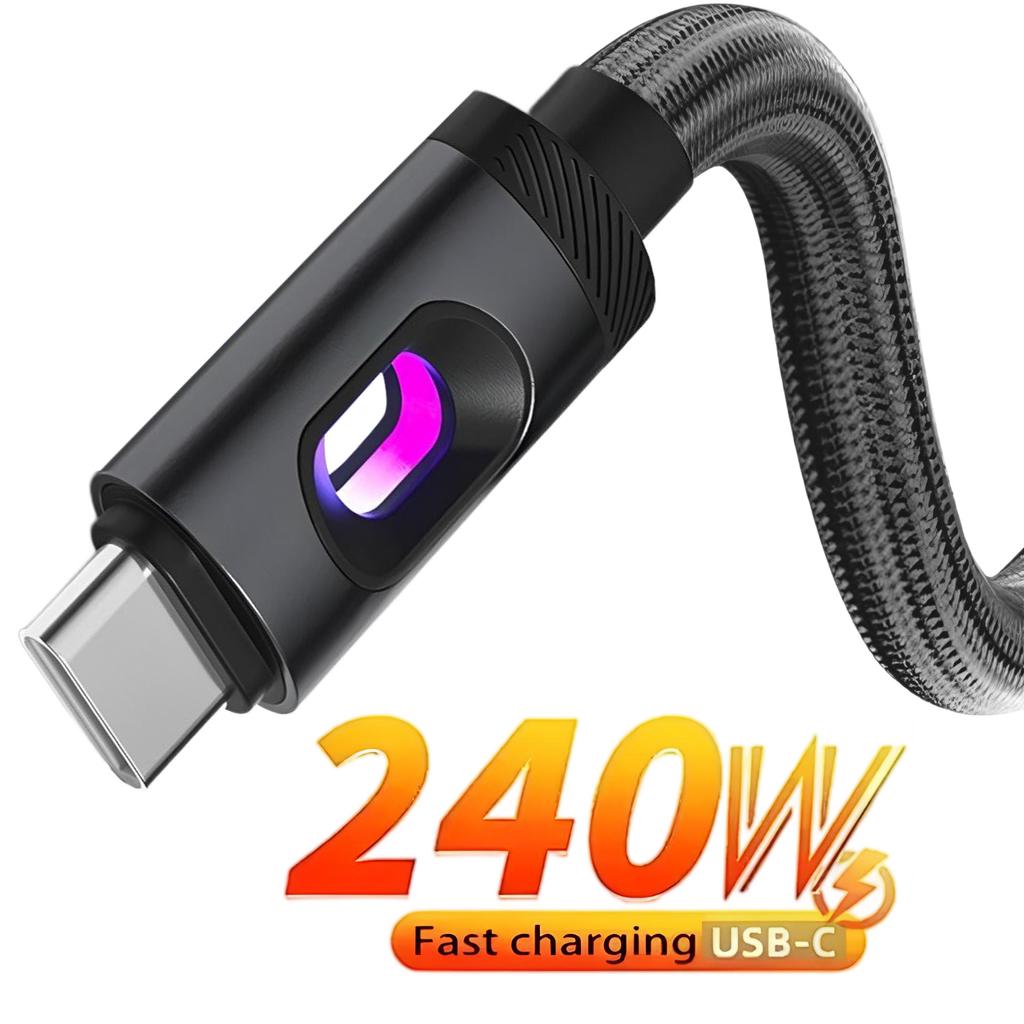 Кабель USB Type C на USB C PD 3.0 Быстрая зарядка Провод для iPhone 15 Pro max Macbook Pro Xiaomi Samsung