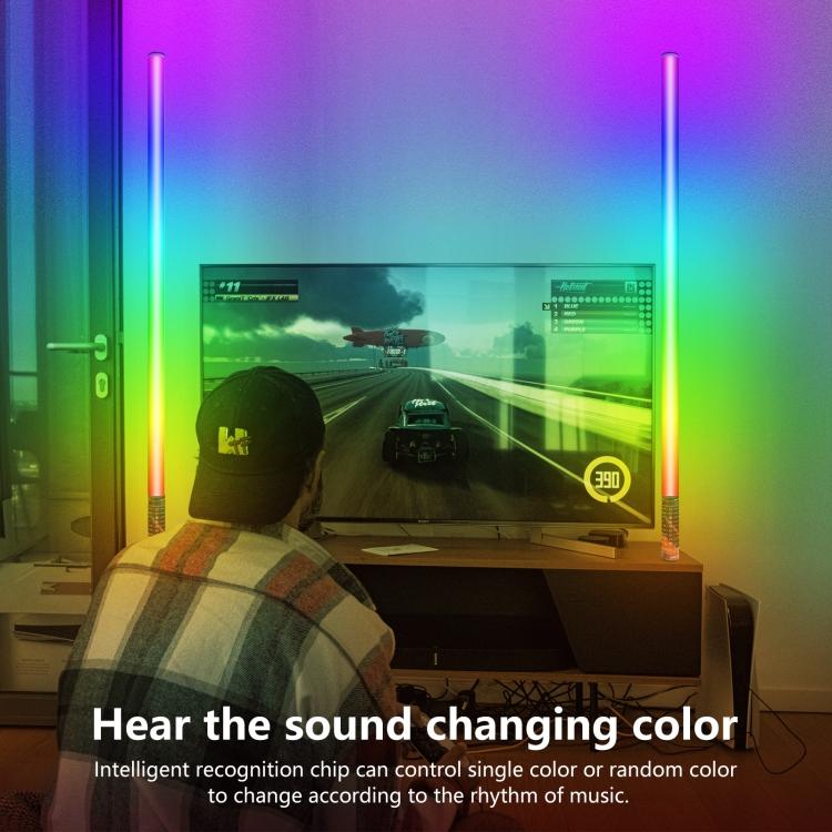 LUXCeO Mood1 85см RGB Цветная Атмосферная Ритмичная Светодиодная Палка Ручной Видео Фото Заполняющий Свет, Без Штатива