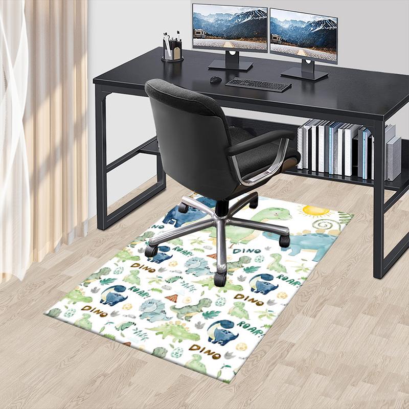 1PC Dinosaur Sun Extra Large Non-Slip Floor carpet, Office, family, bedroom, Studio - Large Area RugJ0392