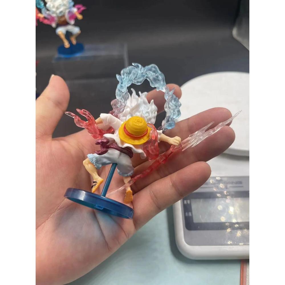 One Piece Gear 5 Солнечный Бог Ника Луффи Аниме Фигурки ПВХ Модель Игрушки 10см