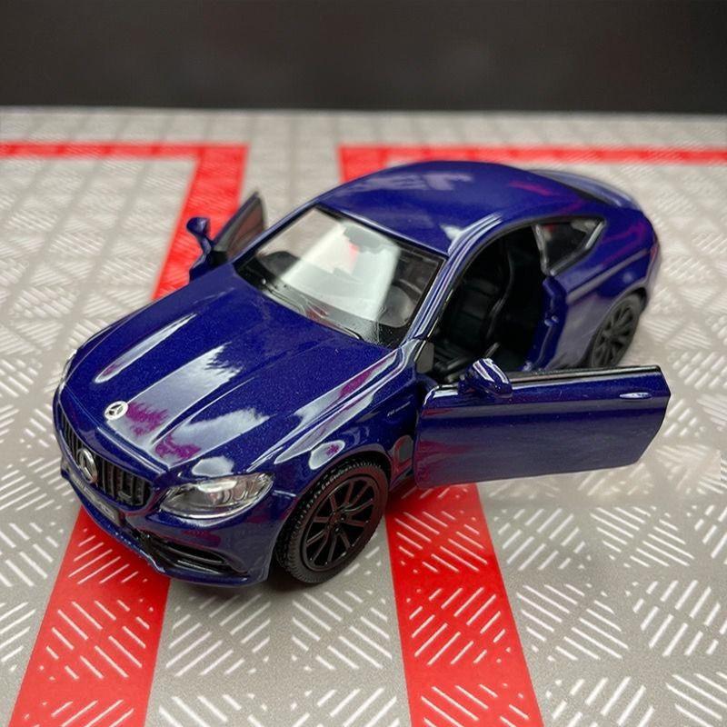1:36 Mercedes-Benz C63S Coupe Alloy Sports Car Model Diecasts Metal Vehicles Car Model High Simulation Collection Kids Toys Gift