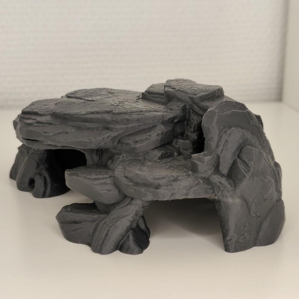 Simulated Rock Fish Tank Rockery Ornaments Realistic Texture Reptile Resting Place Aquariums