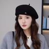 Women's Wool Beret, Warm In Autumn and Winter, Personalized Literary and Artistic Painter Hat, Star Anise Hat
