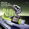 Максимальный кабель для быстрой зарядки 4-в-1 мощностью 240 Вт, с двумя дополнительными зарядными кабелями, оснащен USB-A/Type-C/Lightning, кабель для быстрой зарядки 4-в-1