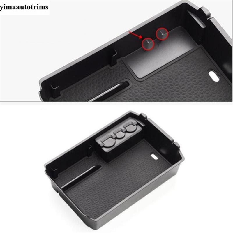 Central Control Armrest Storage Box Container Organizer Phone Holder Tray Accessories For Mitsubishi Eclipse Cross 2018 -