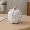 Элегантные Минималистичные Тыквенные Поделки Керамический Осенний Центр Стола, Реалистичная Искусственная Фигурка Декоративная Керамика для Прихожих Осенний Урожай Хэллоуин