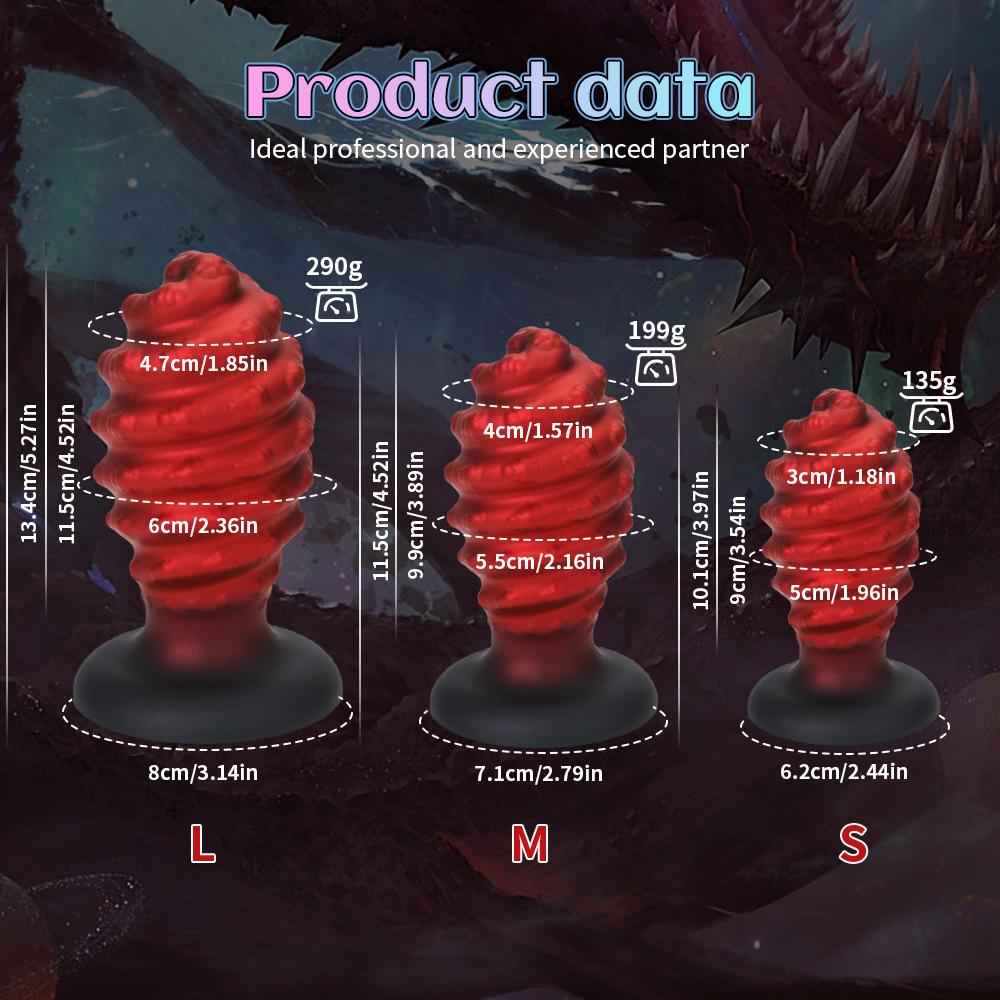 Классический спиральный фаллоимитатор задняя анальная пробка палка женский силиконовый мастурбатор товары для взрослых мужские анальные пробки