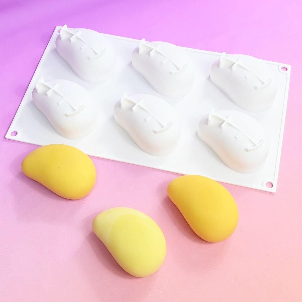 Food Grade Silicone Mango Mousse Cake Mold 15-Cavity French Pastry Mold Baking Mold Chocolate