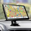 7-дюймовая HD Автомобильная GPS-навигация Встроенный динамик Sat Nav 256 МБ+8 ГБ Навигационная система Сенсорный экран Карта Австралии Северной Америки Европы