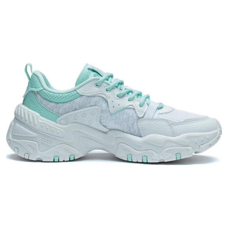 Li Ning New Pace 3.0 Нескользящие износостойкие Низкие спортивные повседневные кроссовки Женские Белый Зеленый AGCT152-2
