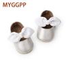 MYGGPP Small Bow Baby Princess Shoes Baby Shoes Soft Soled Shoes Baby Shoes