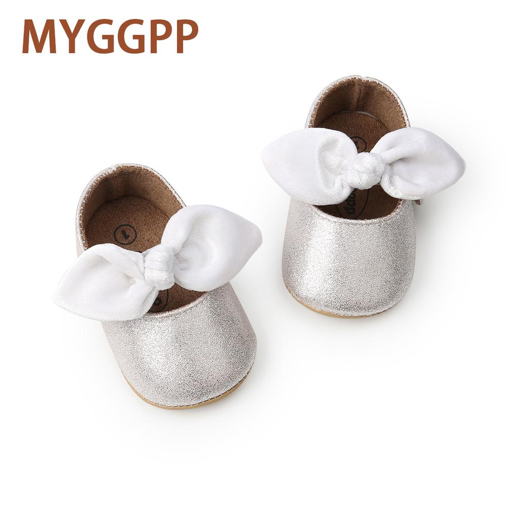 MYGGPP Туфли принцессы с маленьким бантом Туфли для малышей Туфли на мягкой подошве Туфли для малышей