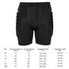 Unisex 3D Hip Protective Padded Shorts Anti-slip 0.6in Thick Skiing Hip Padded Shorts Breathable Drop Resistance Protective Gear