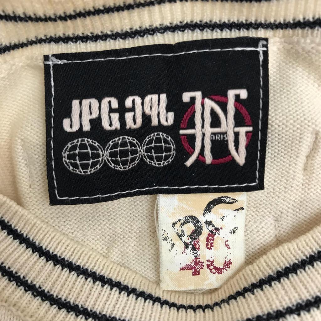 Jean Paul Gaultier ДЖИНСОВЫЙ Хлопковый Пуловер без рукавов [Женский 40](ИСПОЛЬЗОВАЛ)