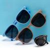 Kids Square Sunglasses Uv400 Polarized With Geometric Tac Lenses For Outdoor Play And Party