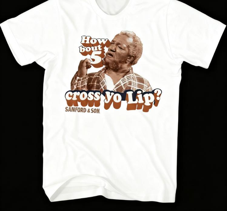 New Mens TShirt Red Foxx 9 Cross Yo Lips Adult TShirt Printed Pattern Aoshu Y2K Loose Gothic Cotton ShortSleeve Unisex